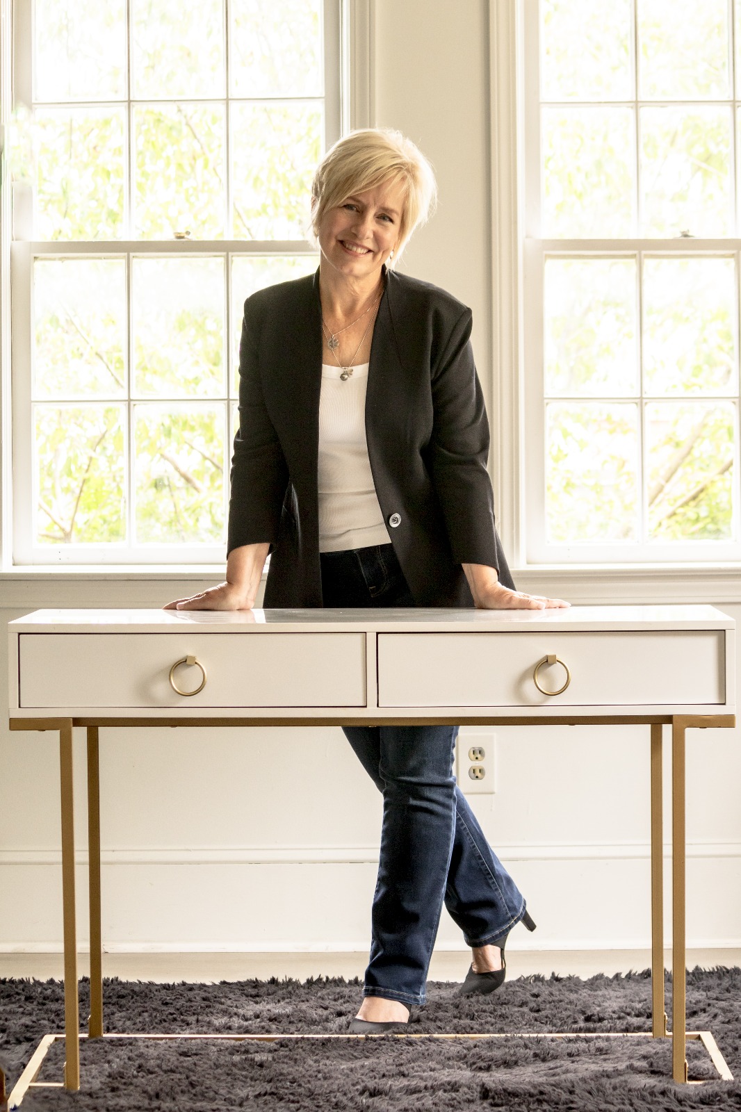 Beth Jarrett providing healing services